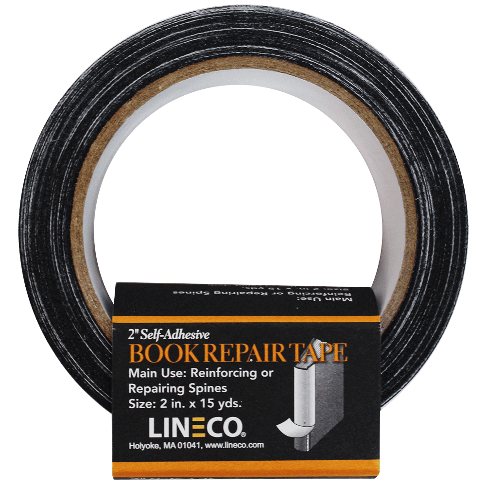 Fita Adesiva Preta Lineco Repara Livros 550-1505